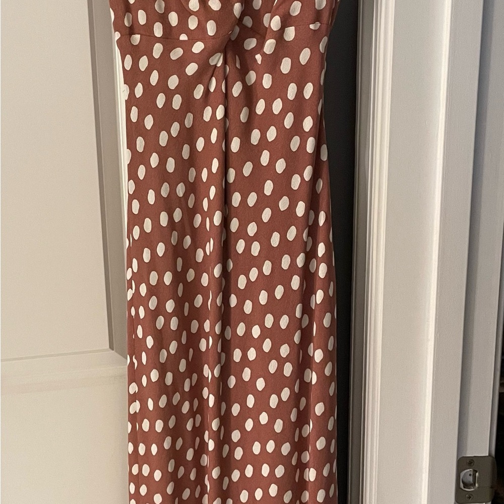 Polka Dot Maxi Dress
